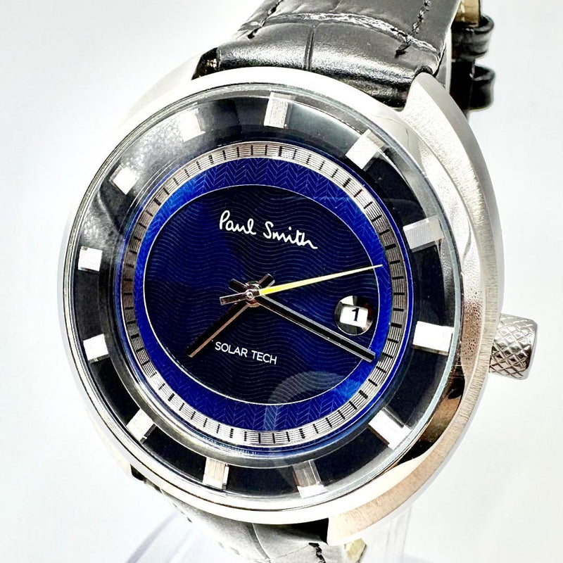 Paul Smith J810-T021972 Mens Radio Controlled Solar Quartz Blue Dial Date Watch