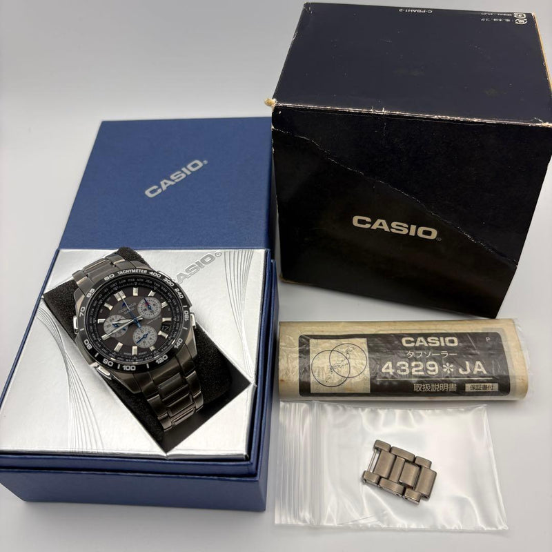 CASIO OCEANUS OCW-600TDBJ-1AJF Radio Solar Titanium Chronograph Module 4329