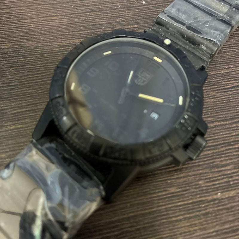 Luminox Watch XS.0321.BO.L Analog Black Dial Blackout Style 100 Meter Water