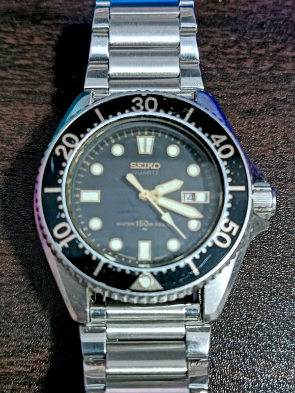 1980 Ladies Divers Watch 150m Quartz Stainless Steel Case Bracelet 1N3294