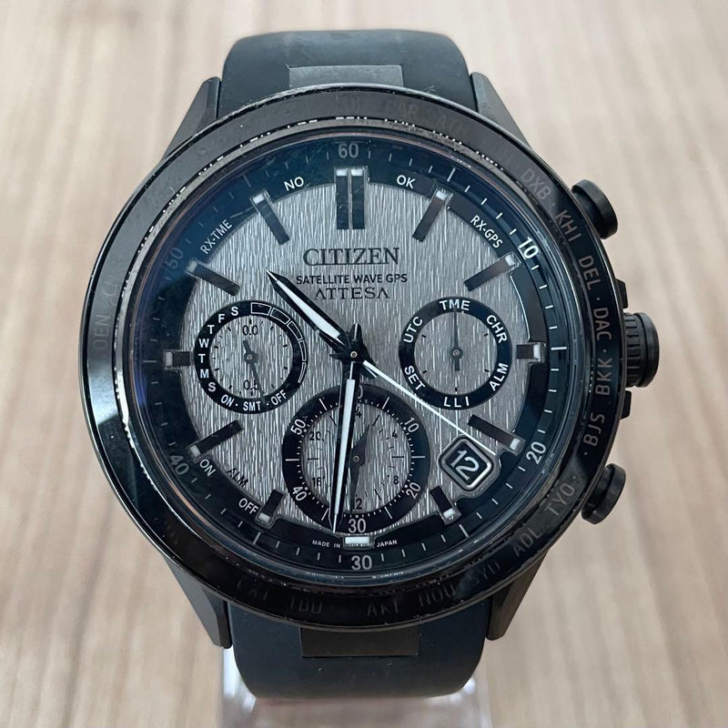 CITIZEN Attesa ACT Line CC4055-14H Solar GPS Radio Super Titanium 44.6mm 100M