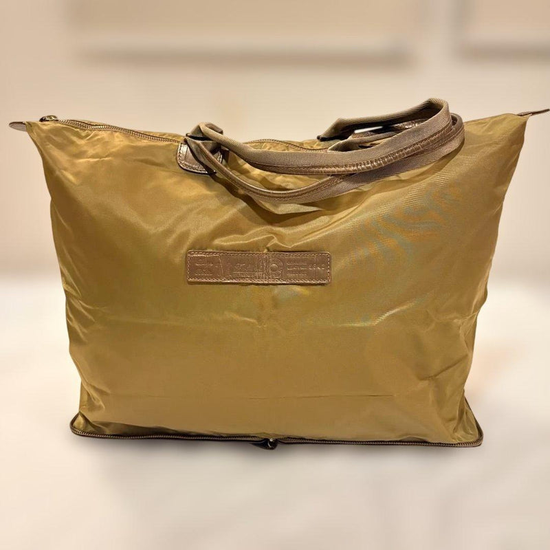 Felisi 9542 Packable Tote Bag Nylon Leather Yellow Khaki W57cm H40cm