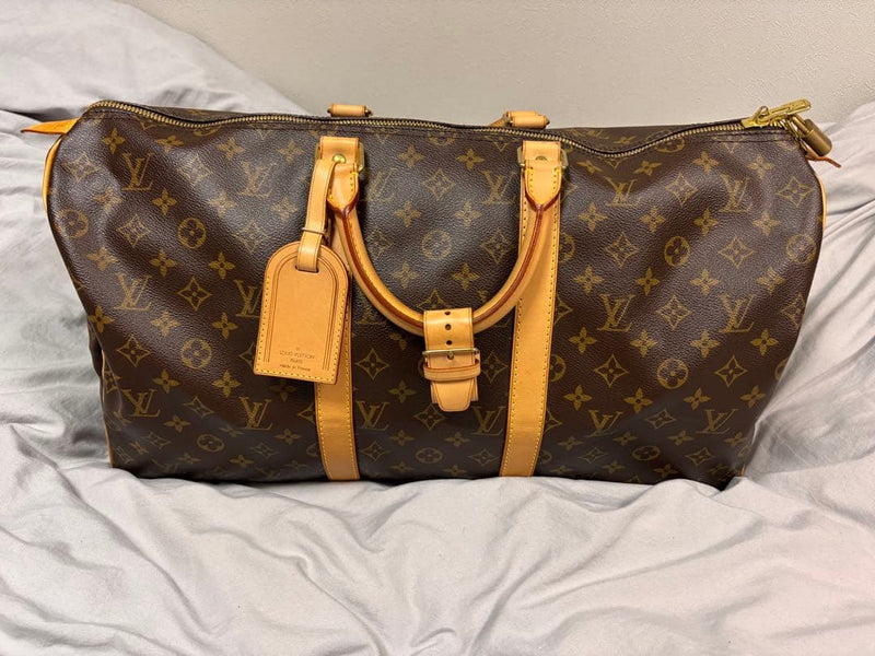 LOUIS VUITTON Keepall 50 M41426 Monogram Canvas Brown W50cm H29cm D22cm Travel