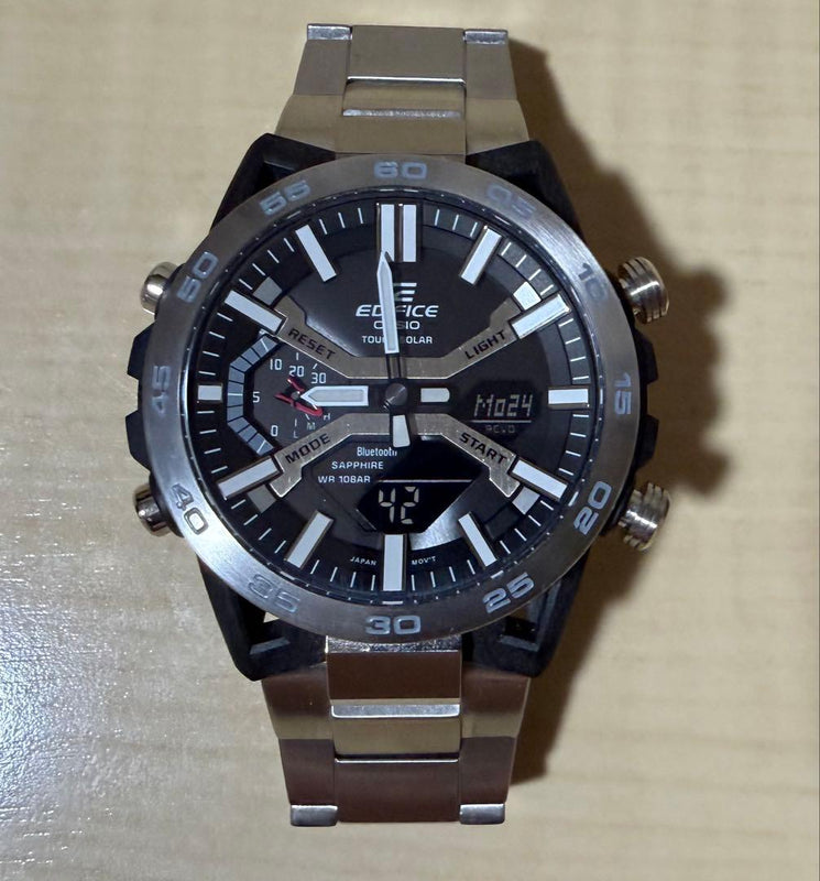 Casio Edifice ECB-2000YD-1AJF Solar Bluetooth Chronograph Sapphire 100M Watch