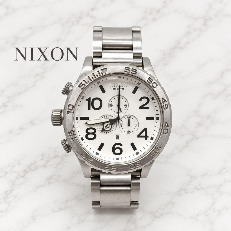 NIXON 51-30 CHRONO Divers Watch Chronograph 6.3in Wrist 51mm 300M Mineral