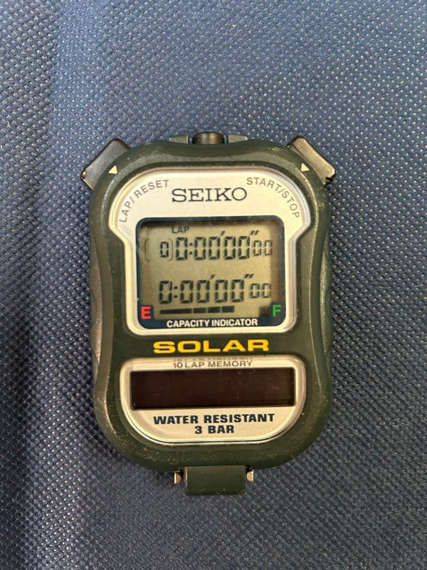 S055-4000 Solar Powered 10 Lap Memory Water Resistant Sports Stopwatch