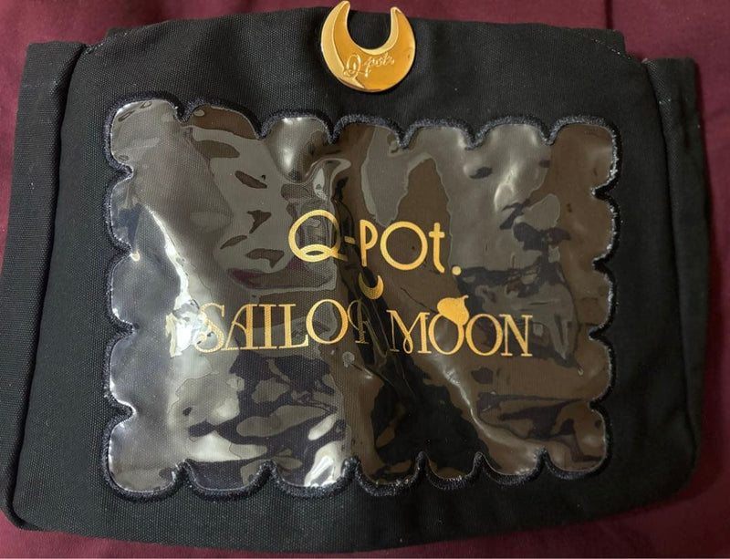 Sailor Moon Q-pot Cat Ear Tote Bag Limited Edition Inner Pocket