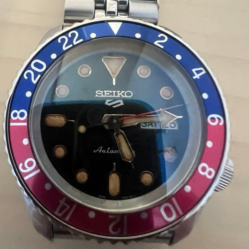 Pepsi Bezel Diver Watch MAD Classic Custom 18cm Wrist Bracelet