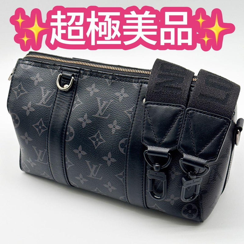 Louis Vuitton City Keepall M45936 Monogram Eclipse Black 2way W27 H17 D12cm Bag