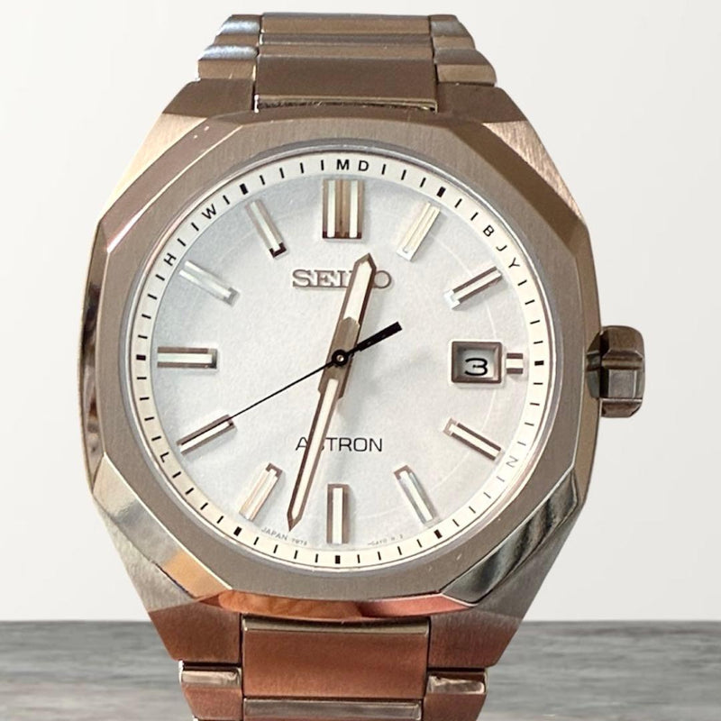 SEIKO Astron SBXY081 7B72-0AF0 2024 39.6mm Titanium Solar Radio Watch