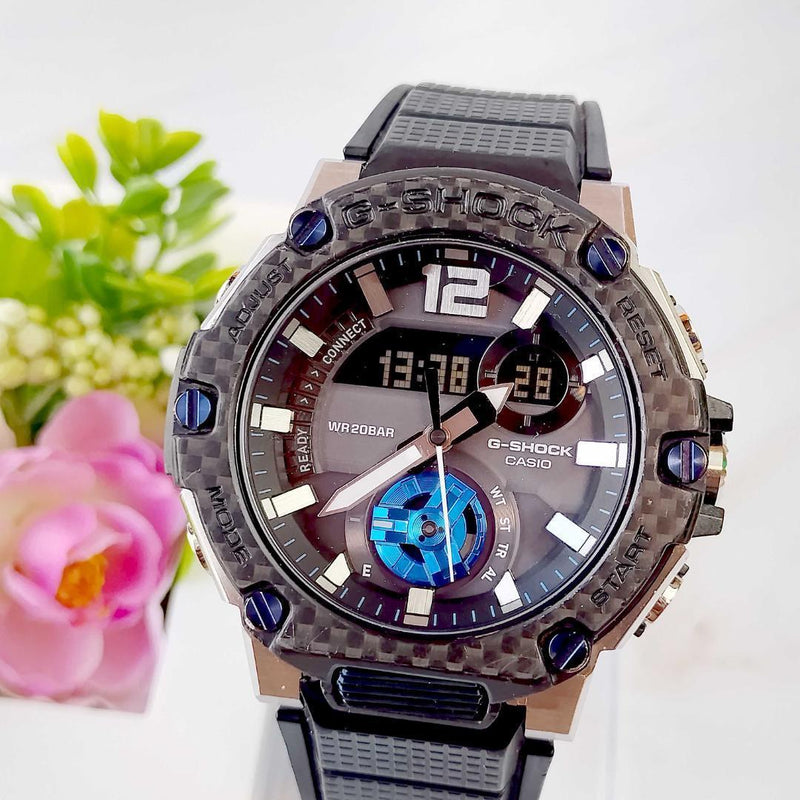 G-SHOCK GST-B300XA-1AJF Watch Solar Quartz Carbon Bezel 50.9x50.2mm Gray Black