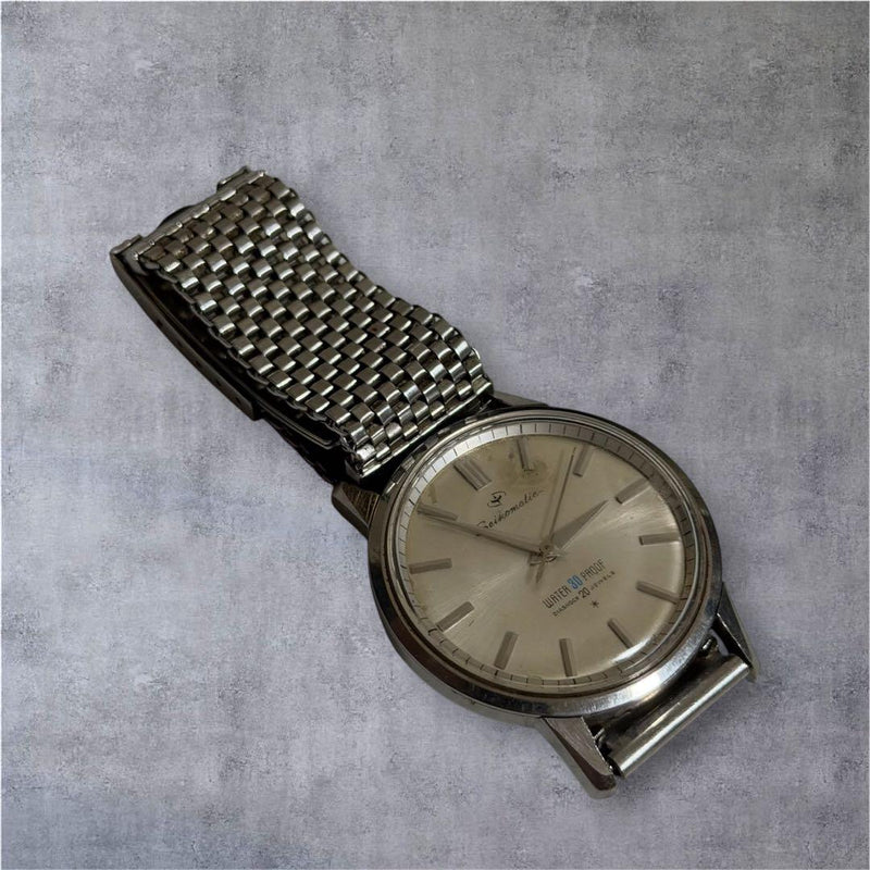 SEIKO Seikomatic 6201-8930 Automatic Watch Stainless Steel 35-37mm Acrylic 1960s
