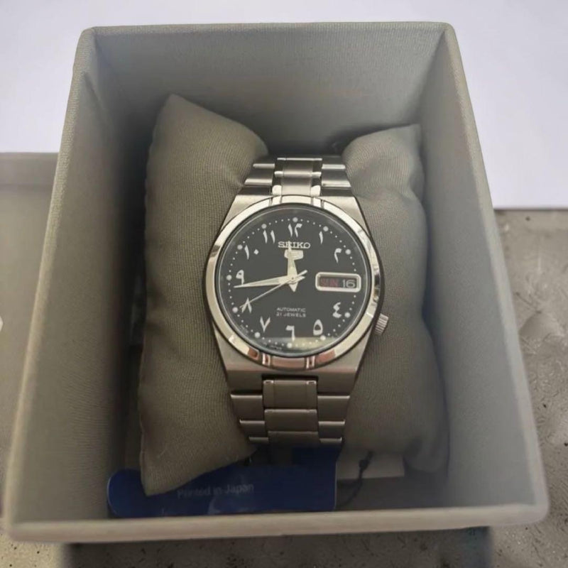 SEIKO 5 SNK063J5 Automatic 35mm Black Arabic SS 30M Hiroshi Fujiwara Watch