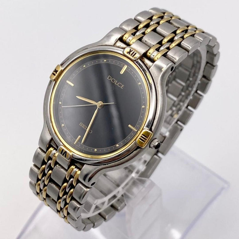 DOLCE Quartz Black Dial Mens Running Watch Quartz Movement Type