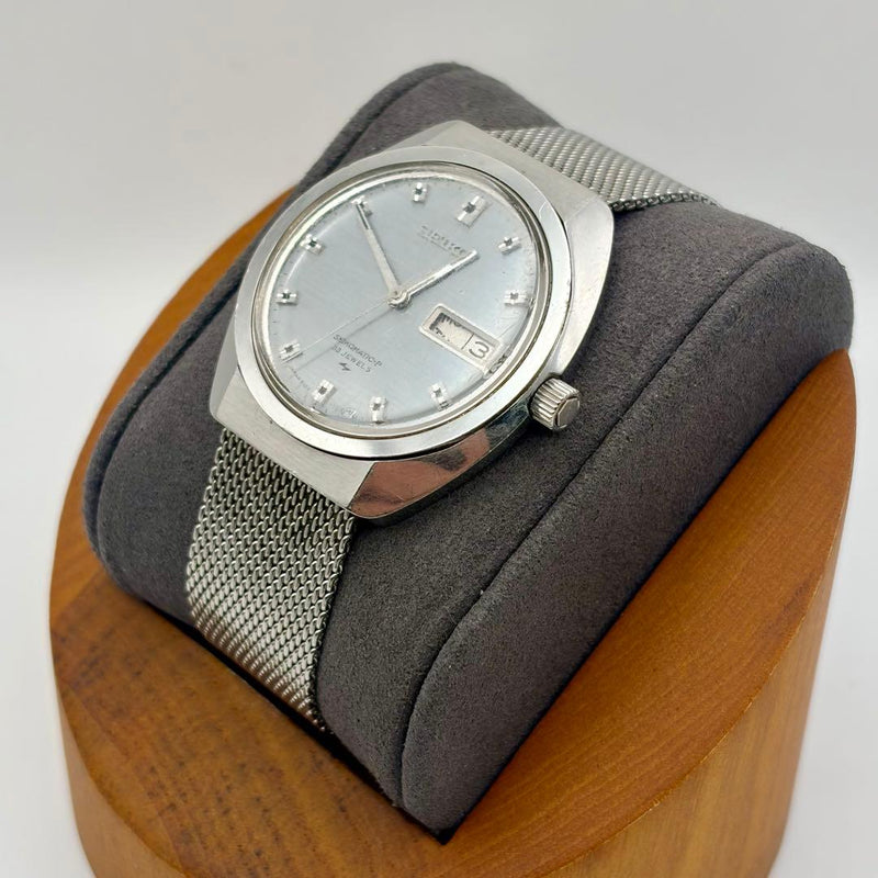Seiko Seikomatic P 5106-7010 Automatic Analog Watch 1968 Silver Bracelet