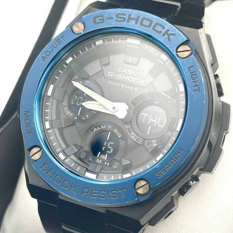 CASIO G-SHOCK G-STEEL GST-W110BD-1A2JF Blue Stainless Steel Bracelet Watch