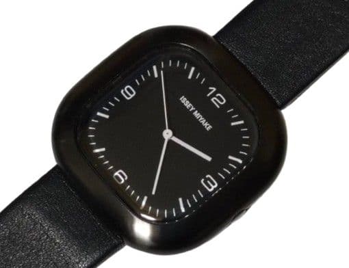 Issey Miyake GO VJ21-5070 Quartz Watch 41mm Square Metal White Dial Black
