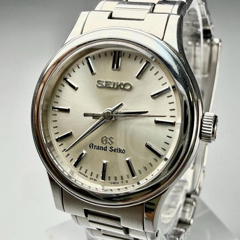 Grand Seiko 3F81-0A10 Watch Quartz Stainless Steel 25mm Champagne Gold 10BAR
