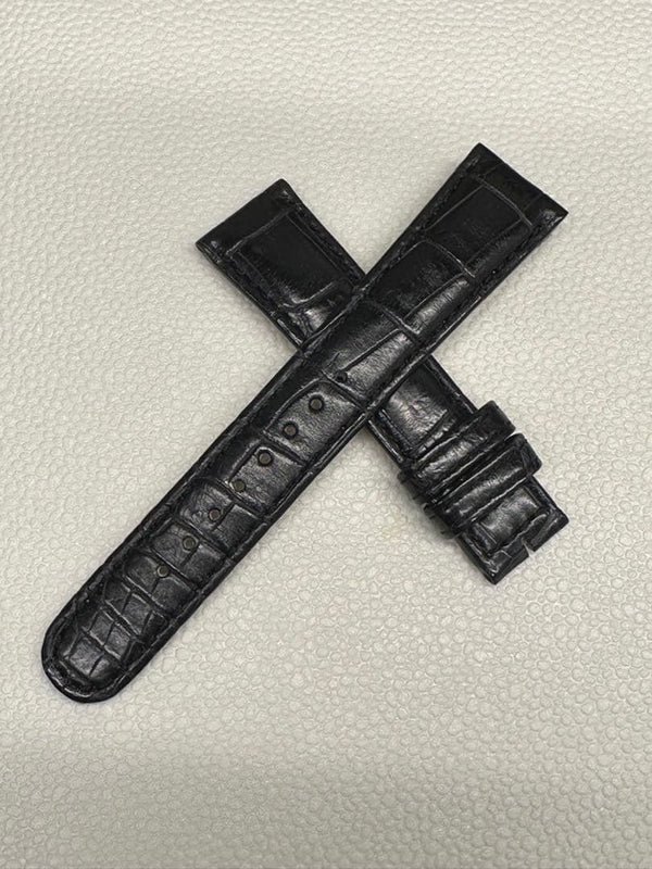 Grand Seiko Crocodile Leather Strap C00101219 C001 W 19 Black 19mm Lug 16mm