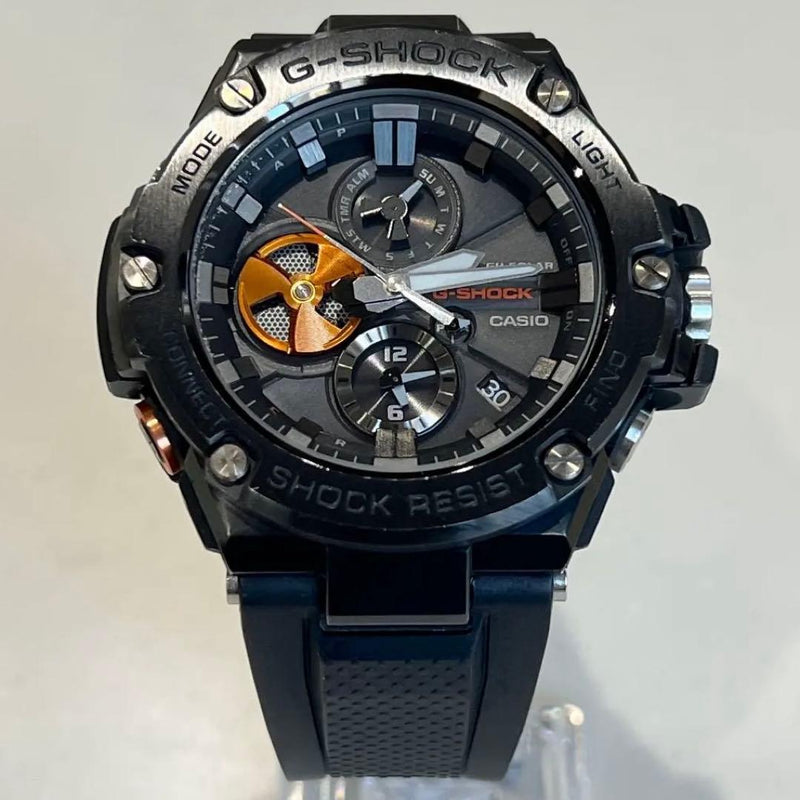 Casio G-SHOCK GST-B100-1A G-STEEL Tough Solar Radio Bluetooth Mens Watch Black