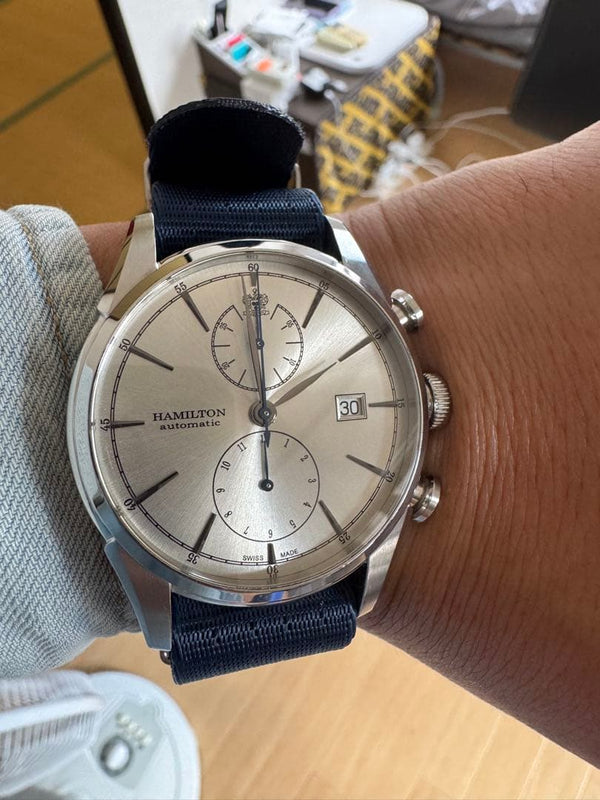 Spirit of Liberty Automatic Chronograph SS Watch 42mm Silver H32416781