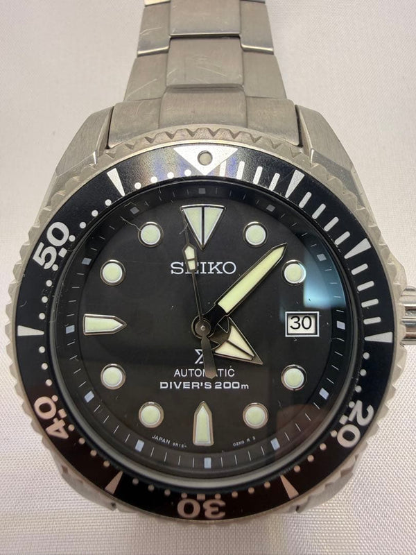 Seiko Prospex SBDC029 6R15-01D0 Automatic Titanium 43.5mm Black Date Diver
