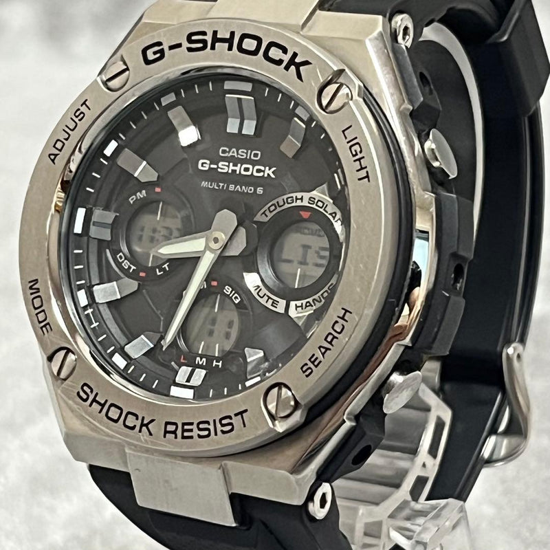 CASIO G-SHOCK G-STEEL GST-W110-1AJF Radio Solar Multiband 6 20BAR WR Watch