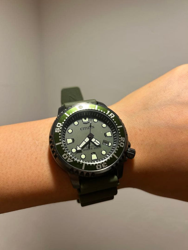 Citizen Promaster BN0157-11X Eco-Drive 200m Diver Watch Rubber Strap E168