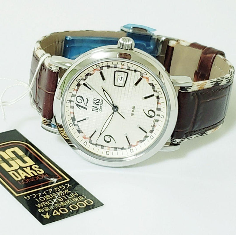 Daks London UN7K-CO Watch 10ATM Daks Watch Analog Round Vintage Yes