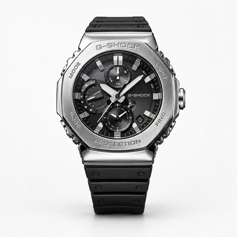 CASIO G-SHOCK GMC-B2100Y-1AJF Solar SS Black Silicone 200M Chronograph Watch
