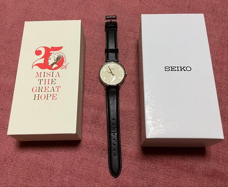 Seiko Misia Collaboration 25th Anniversary Quartz Black Limited Edition Watch