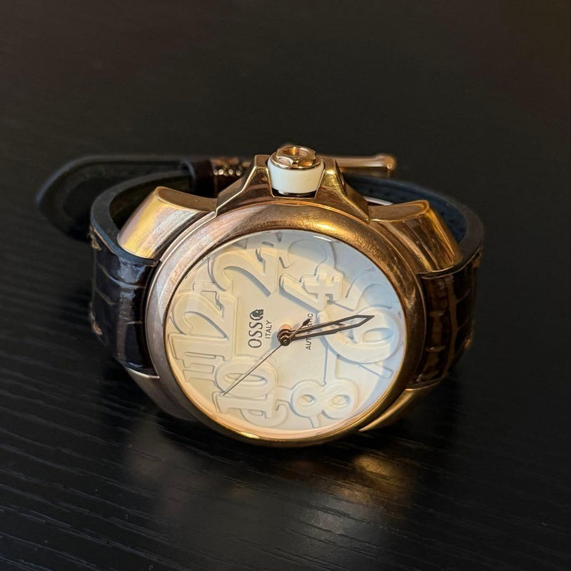 OSSO ITALY Vigoroso PW01 Automatic Pink Gold Limited Edition 150 Watch