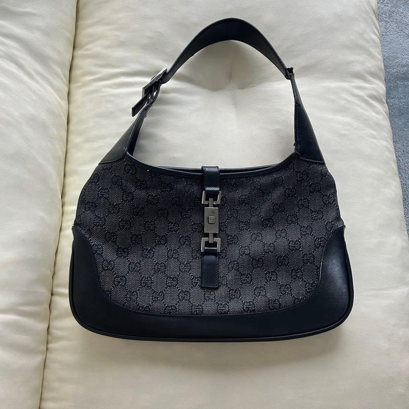 GUCCI Jackie Womens Shoulder Bag Leather Medium 12.4W 8.7H 1.8D 2020