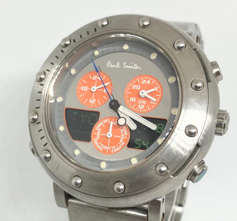 Paul Smith C390-Q02489 Analog Digital Display Quartz Movement Watch