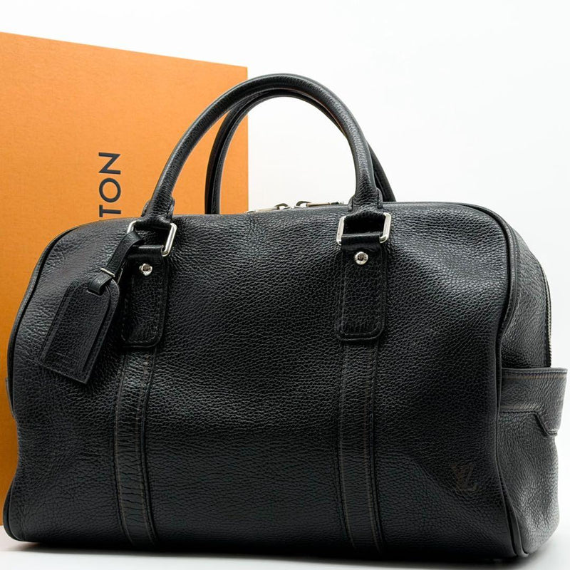 Louis Vuitton Carryall 40 M95250 Taurillon Noir Black Boston Bag 42x28x24cm