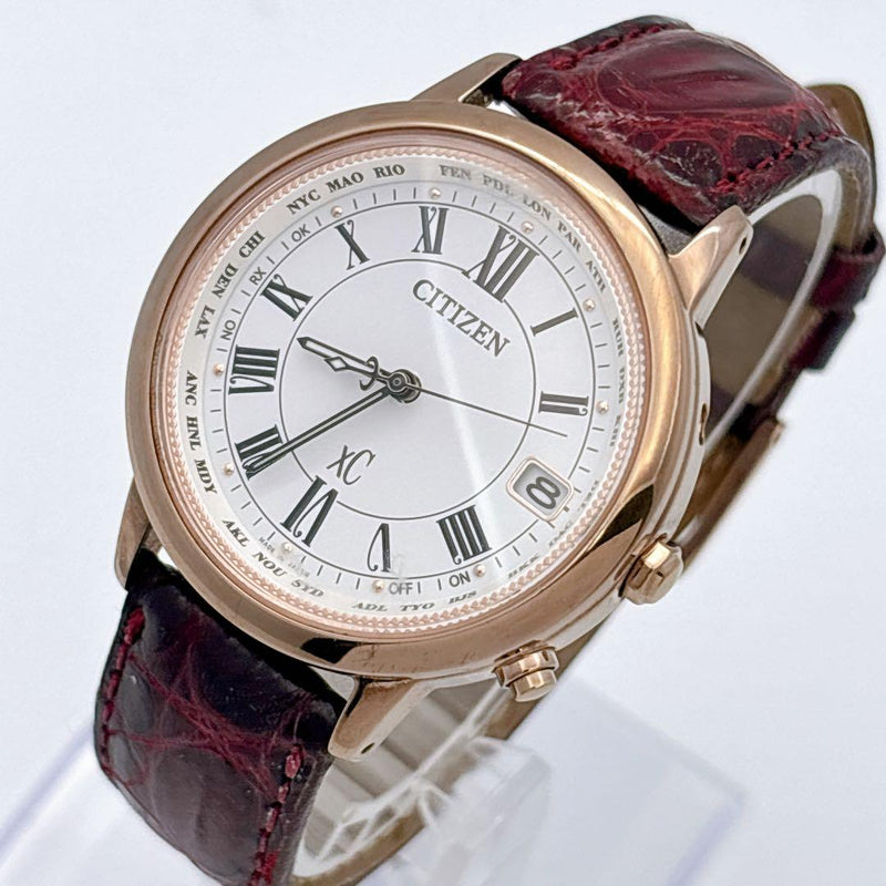 CITIZEN XC CB1104-05A H149-T022928 Eco-Drive Solar Titanium 36mm Pink Watch