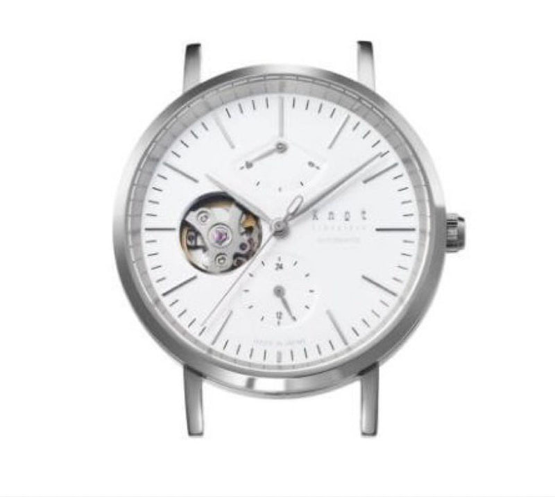 Knot CAP-38 Automatic Mechanical Watch 38mm White Dial Stainless Steel Sapphire