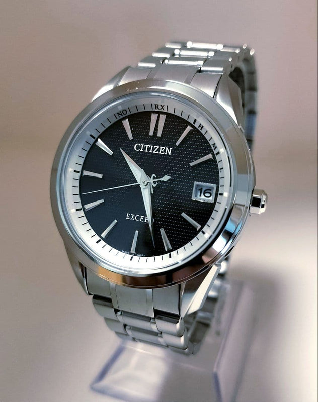Citizen Exceed H111-T016952 Solar Radio-controlled Watch Black Dial 18cm