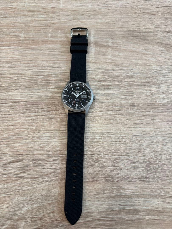 SEIKO 5 SPORTS 7S36-03J0 Automatic Black Dial Date Day Watch 22mm Lug
