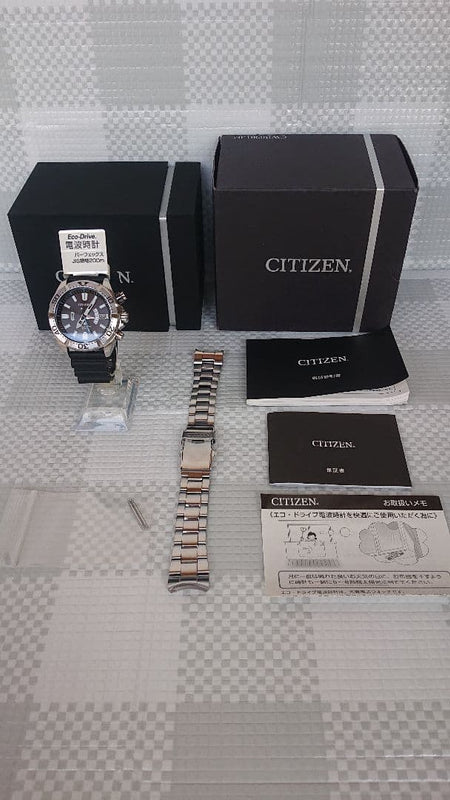 Citizen PMD56-3081 ProMaster Marine Eco-Drive RC 200m Diver Watch Rubber SS Band