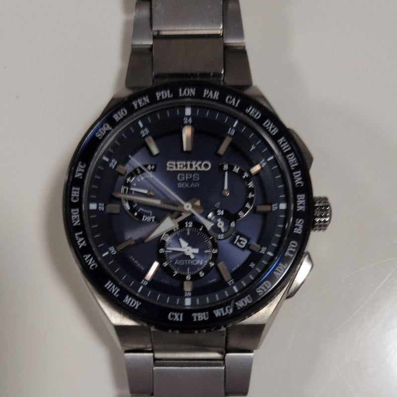SEIKO ASTRON GPS Solar Caliber 8X53 Watch Original Box Warranty Manual