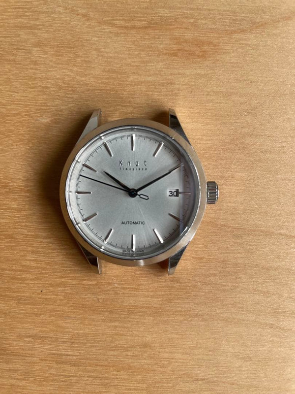 Knot AT-38SVWH1 Watch Automatic MIYOTA 38mm White Dial SS Sapphire 5 ATM