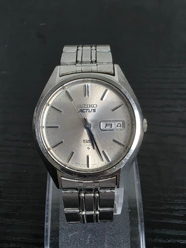 Seiko 5 Actus SS 6306-8020 Automatic 21J Green Gradation Dial Kanji Day Watch