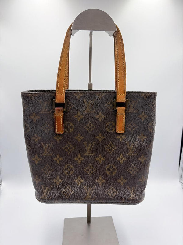Louis Vuitton Vavin PM Monogram Canvas Vachetta Handbag Brown 21cm H 25cm W 9cm