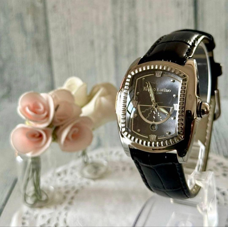 Ritomo Latino Classico Quartz Watch 34mm Case Gray Dial Silver Tone Unisex