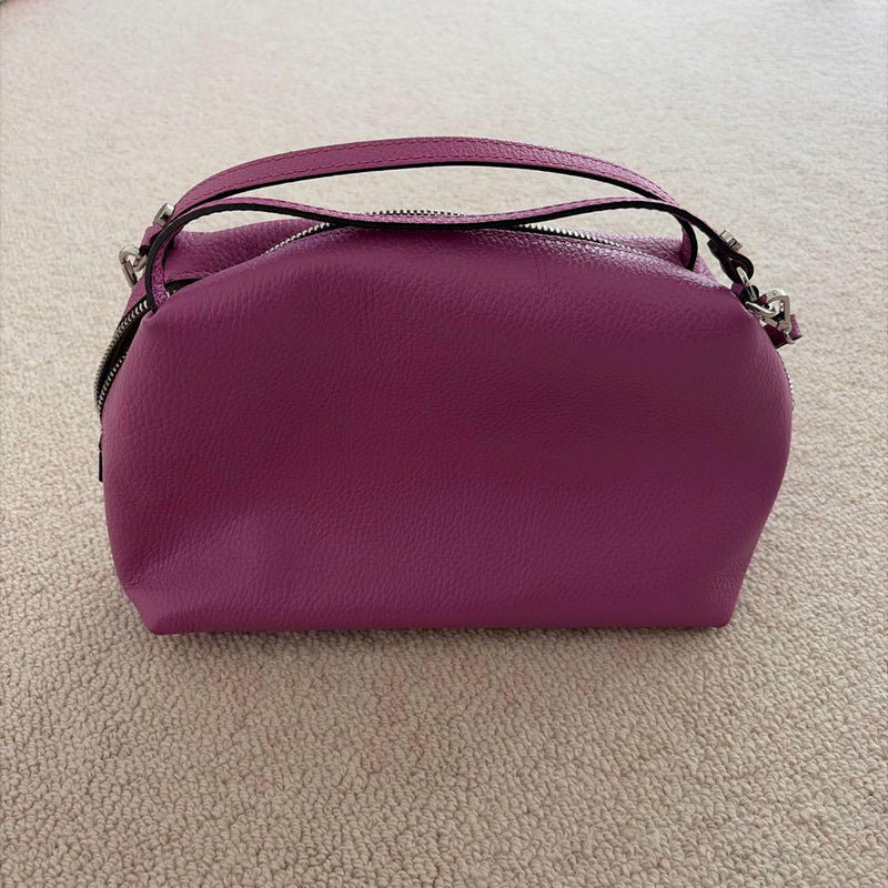 GIANNI CHIARINI Alifa M Size Pink Leather Italian 2-Way Crossbody Shoulder Bag