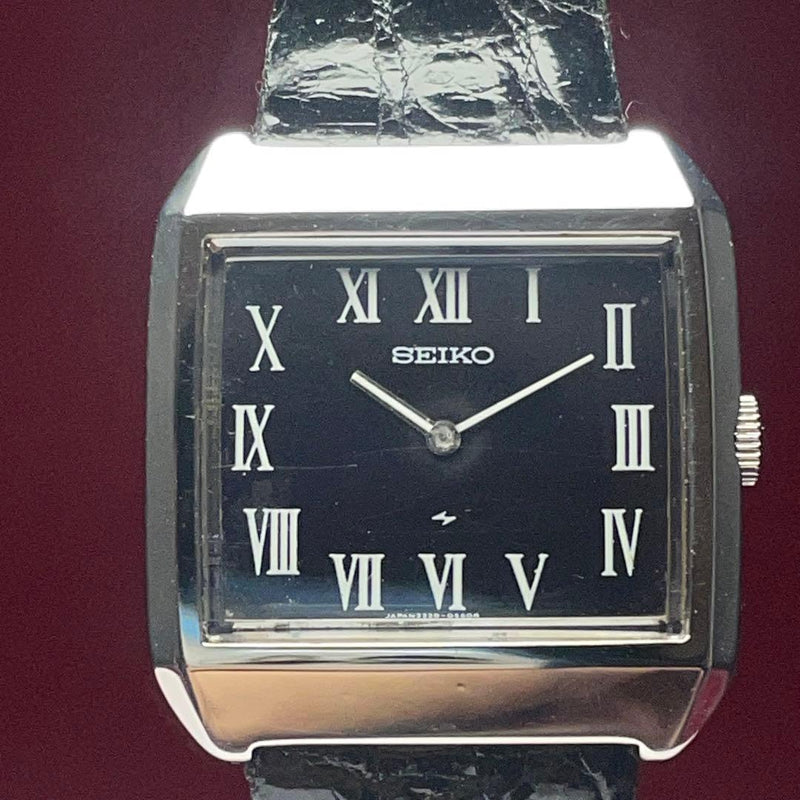 Chariot 2220-3170 Cal.2220 SS 30mm Black Roman Dial 1971 Watch