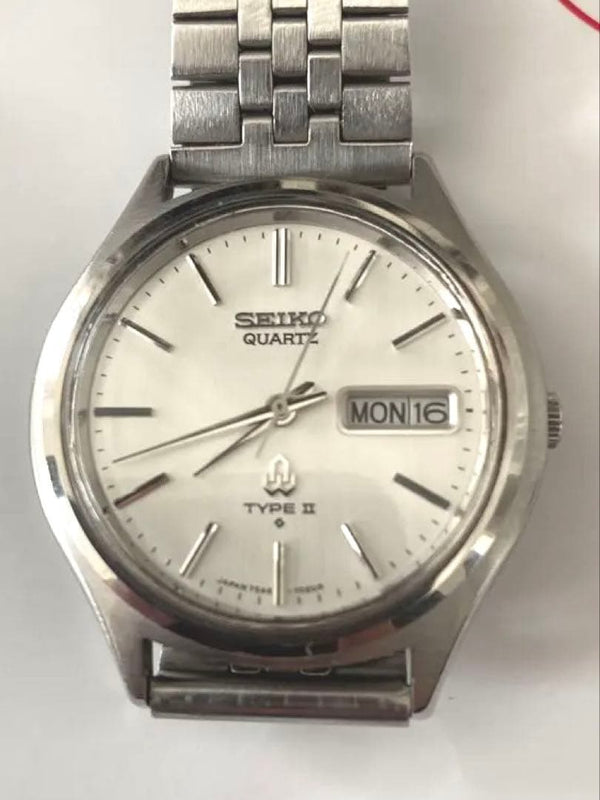 SEIKO Type II 7546-701E Quartz Day Date 1978 NTT President Award Engraved Watch