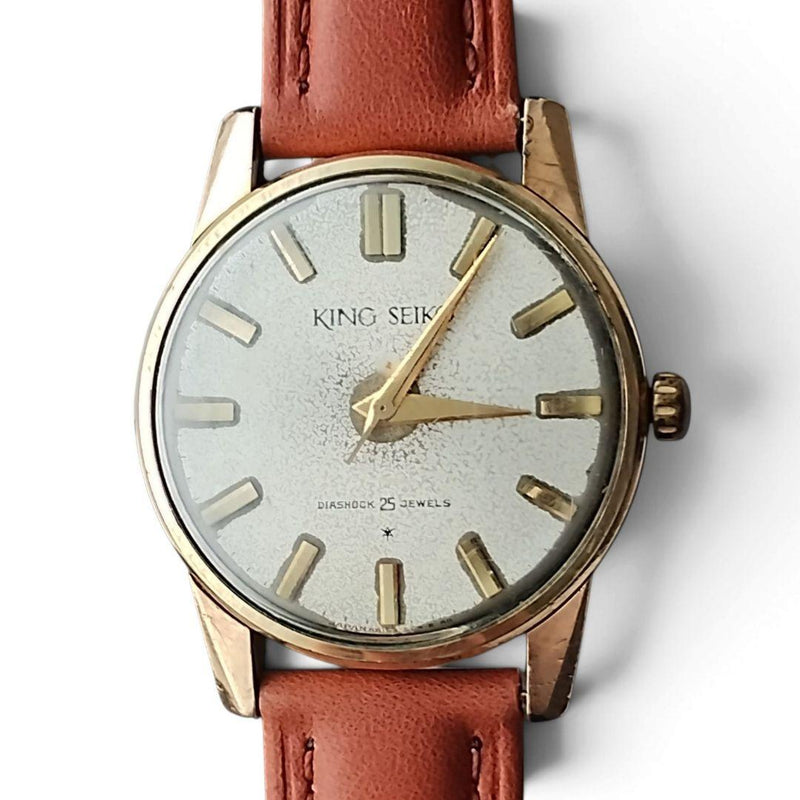 KING SEIKO KS155-583 First Model 1961 Hand-wound 25 Jewels 35mm Case Wristwatch