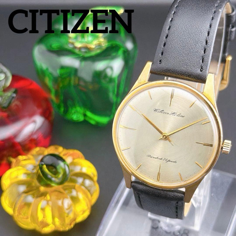 CITIZEN Hi-Line hl515301 Hand-Wound 23 Jewels Gold 39mm Case Mens Watch